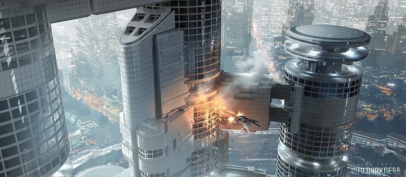 Illustration for article titled Stunning Star Trek Into Darkness concept art shows starships at war